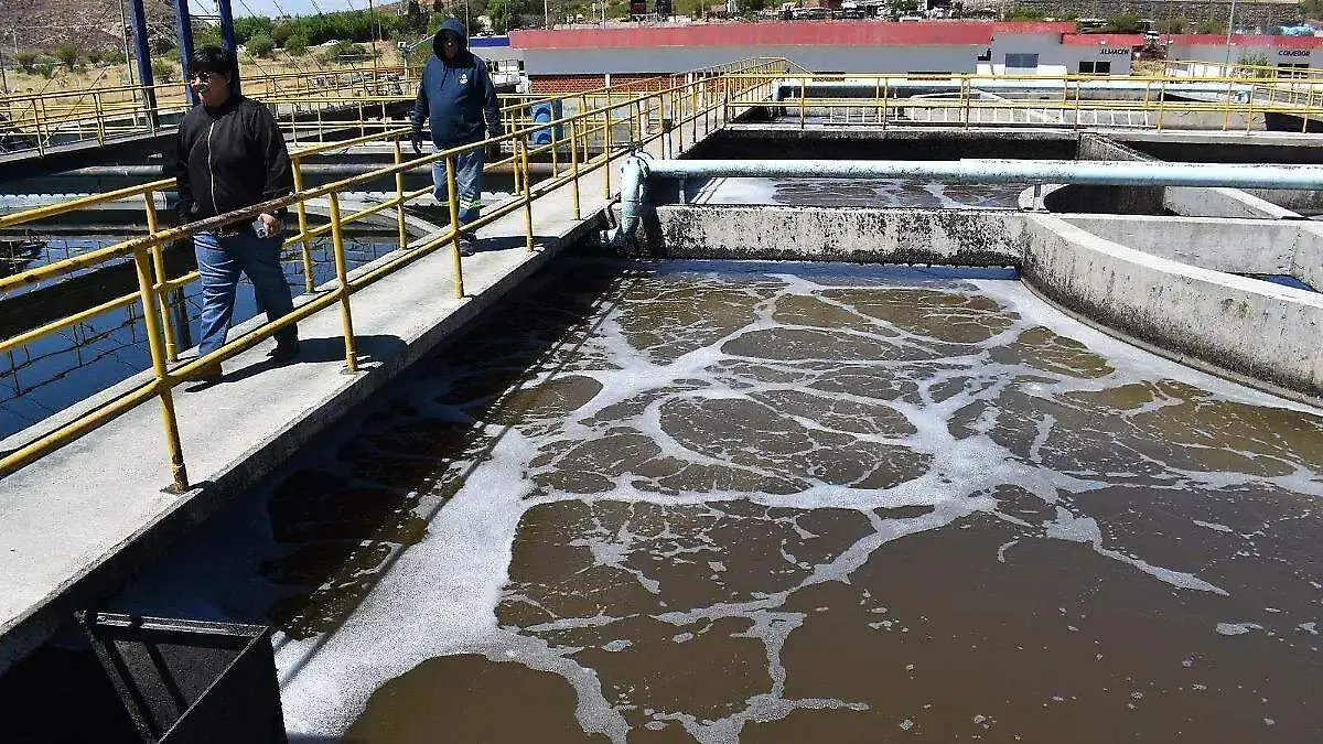 planta de aguas residuales