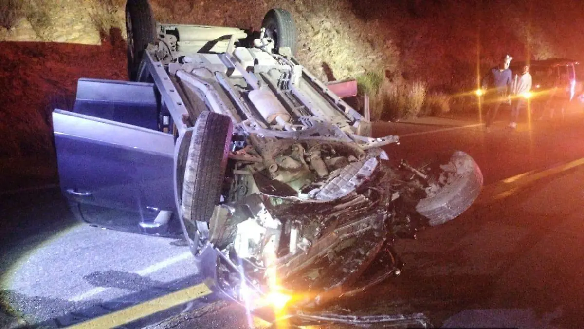 Volcadura en la Vía Corta