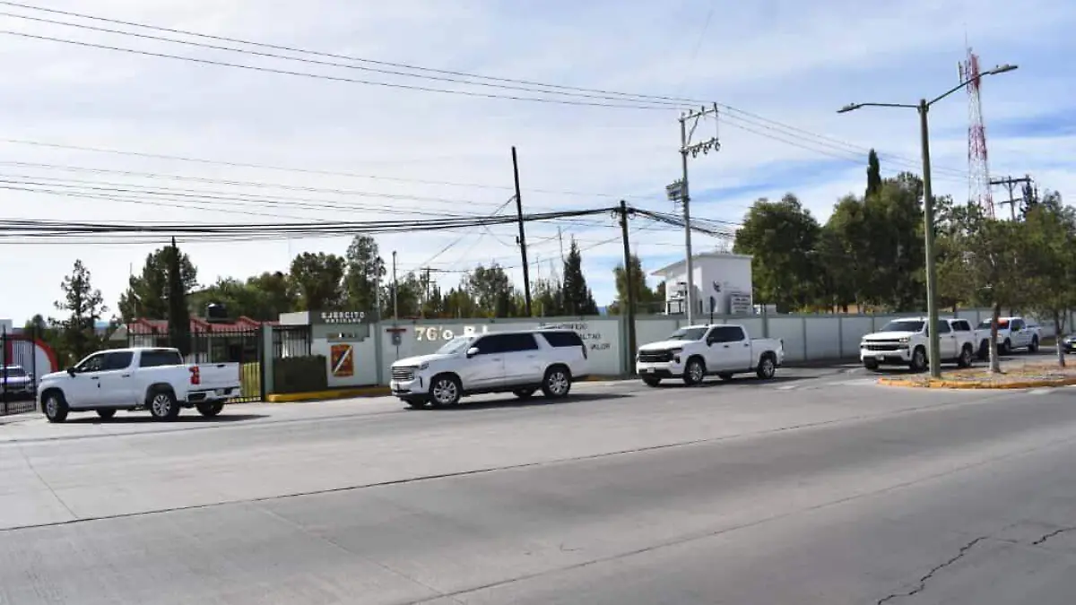 Operativo afuera del batallón por mesa de seguridad