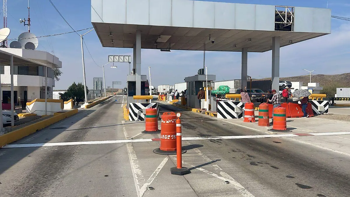 bloqueo de caseta en ceballos