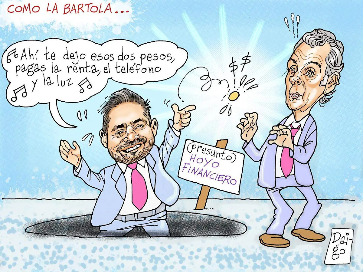 Como la bartola...