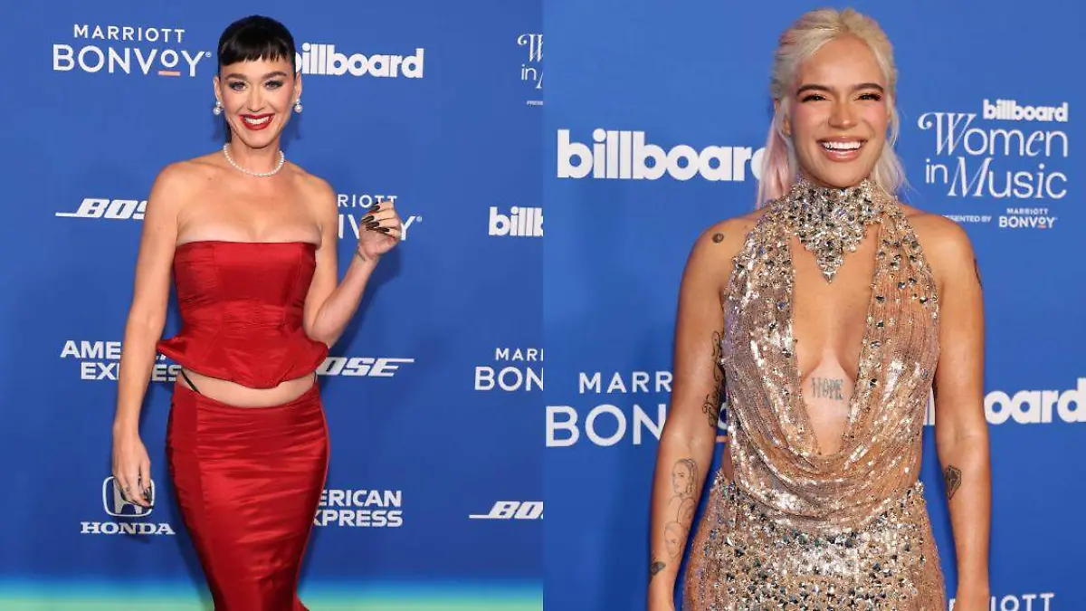 Katy Perry y más famosas lideran la glamorosa alfombra roja de los Billboard Women in Music Awards