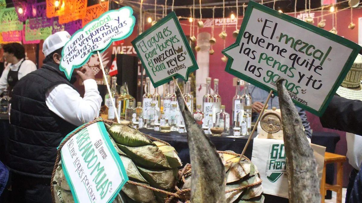Exposicion de mezcal Puebla
