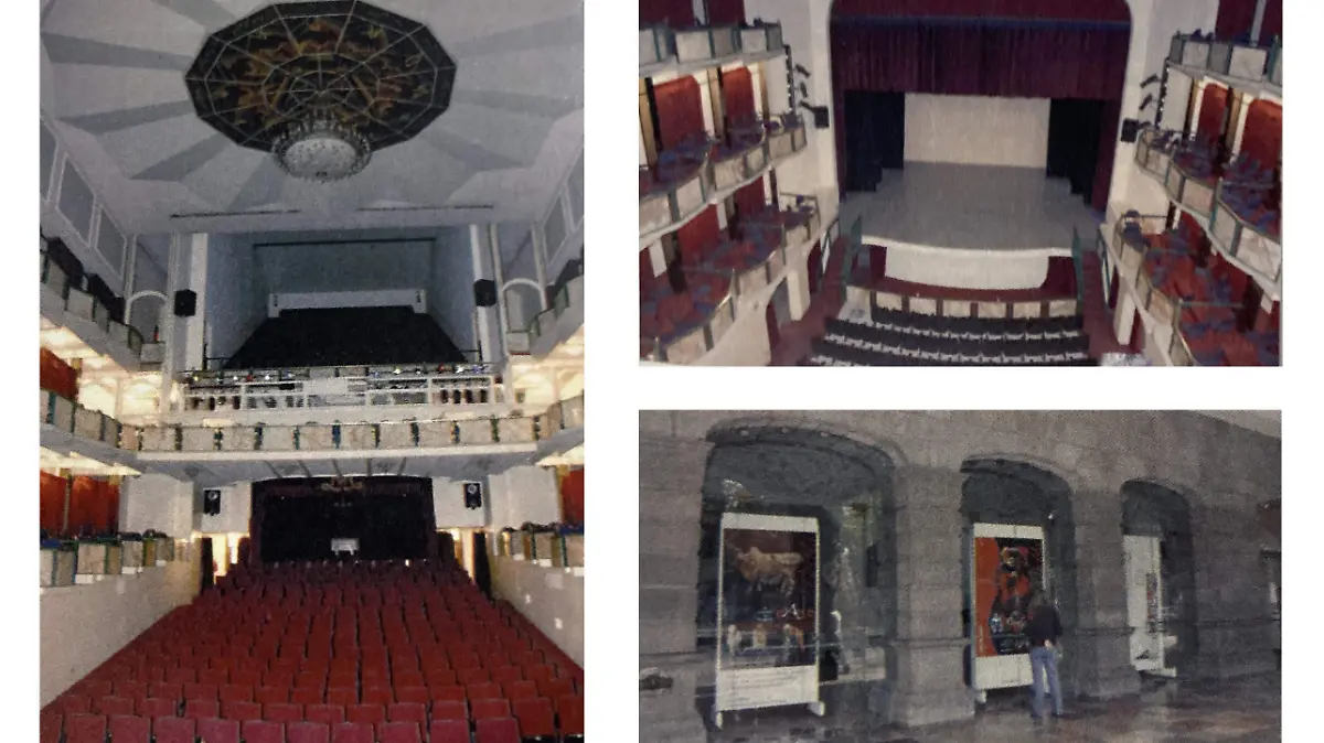 Aspecto del cine-teatro Guerrero cuando fue reformado