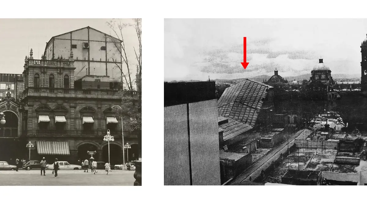 El área de gayola se construyo para ampliar el cine teatro Guerrero y sobresalía del techo del Palacio Municipal