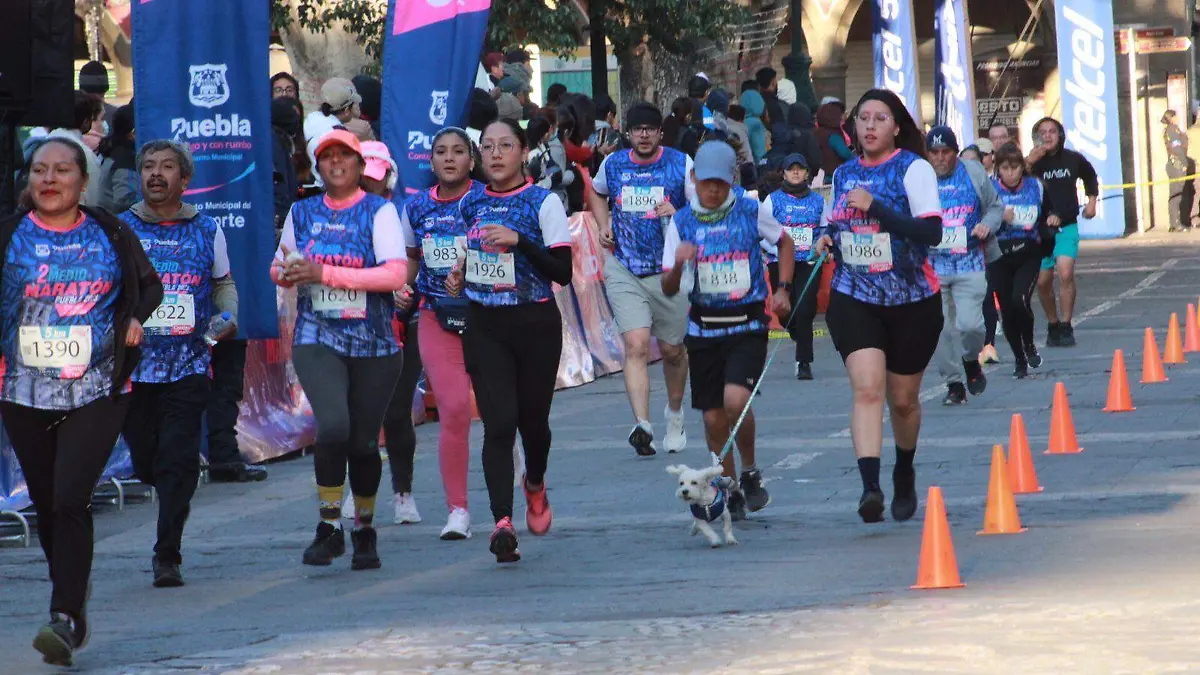 Los corredores han adoptado el Medio Maratón de Puebla