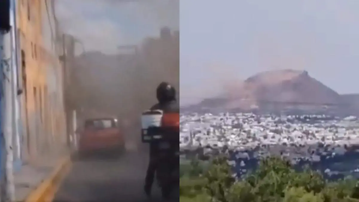 Usuarios captan en videos, el momento del sismo en Puebla