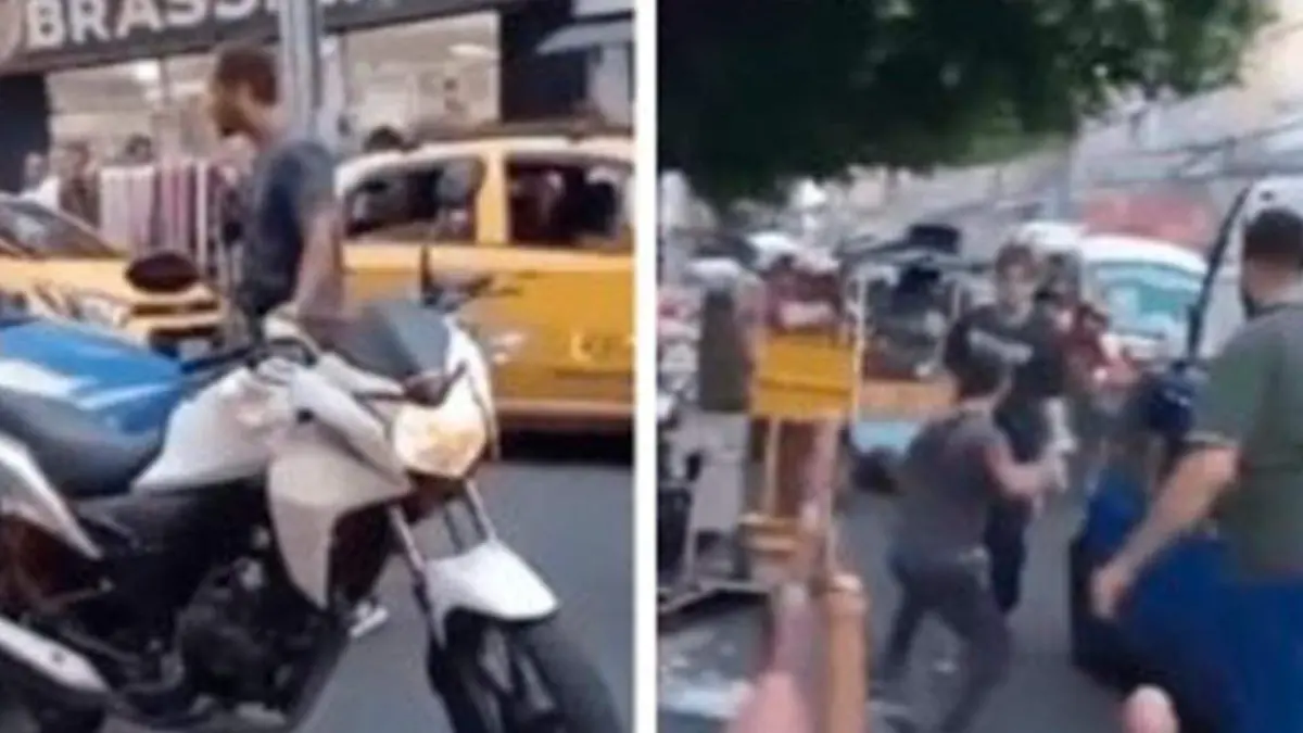 Motociclista busca ‘bronca’ y huye al ver tamaño de conductor