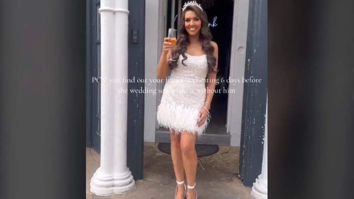 Novia descubre días antes de su boda, infidelidad de su prometido y esto hizo