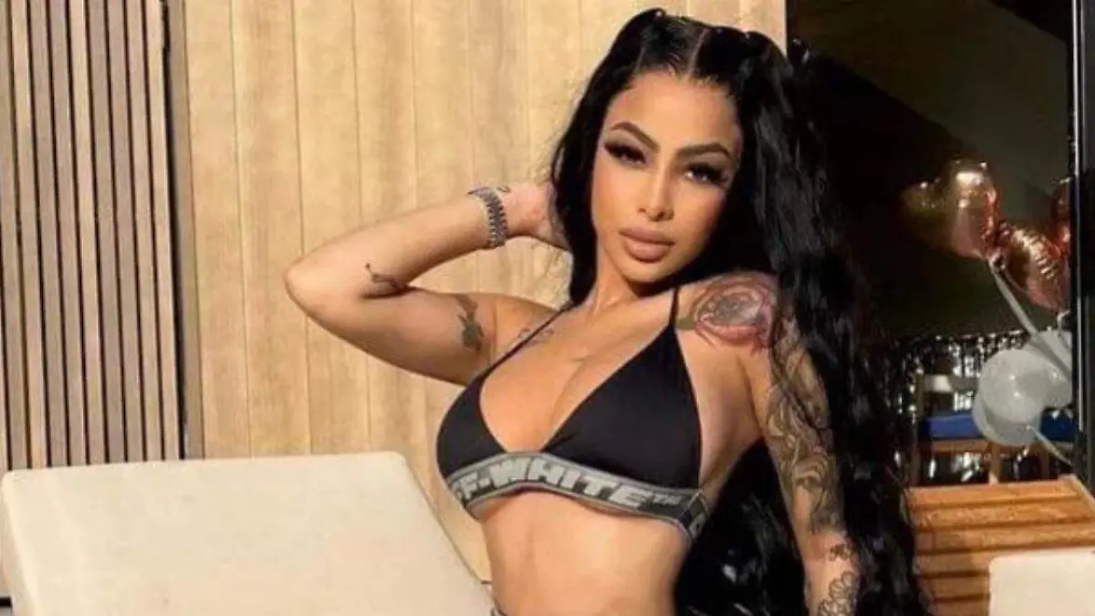 Yailin reaparece con golpes en el rostro