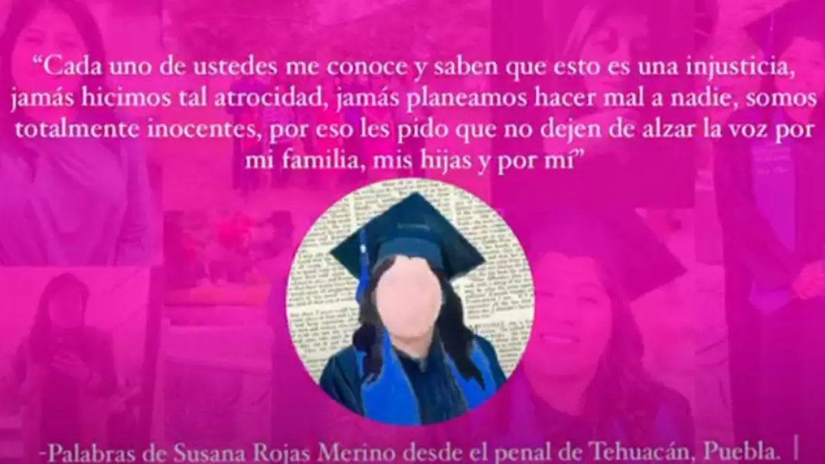 Susana Rojas Merino lanzó una carta pública sobre su caso