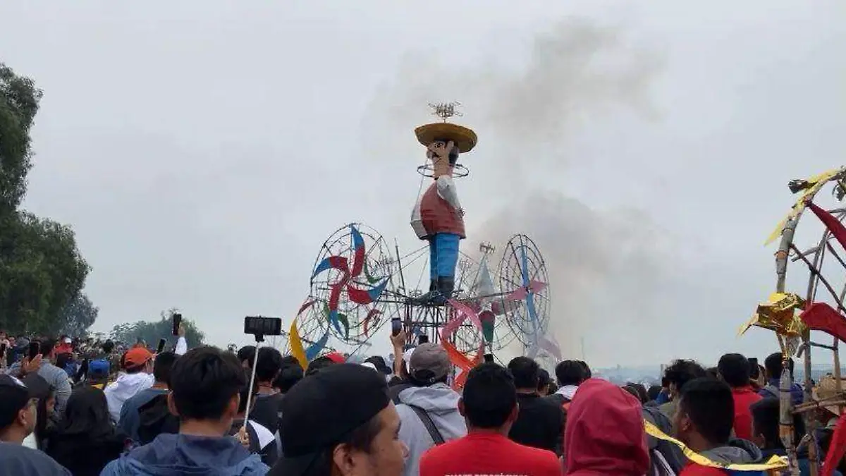 quema del panzon san pedro cholula