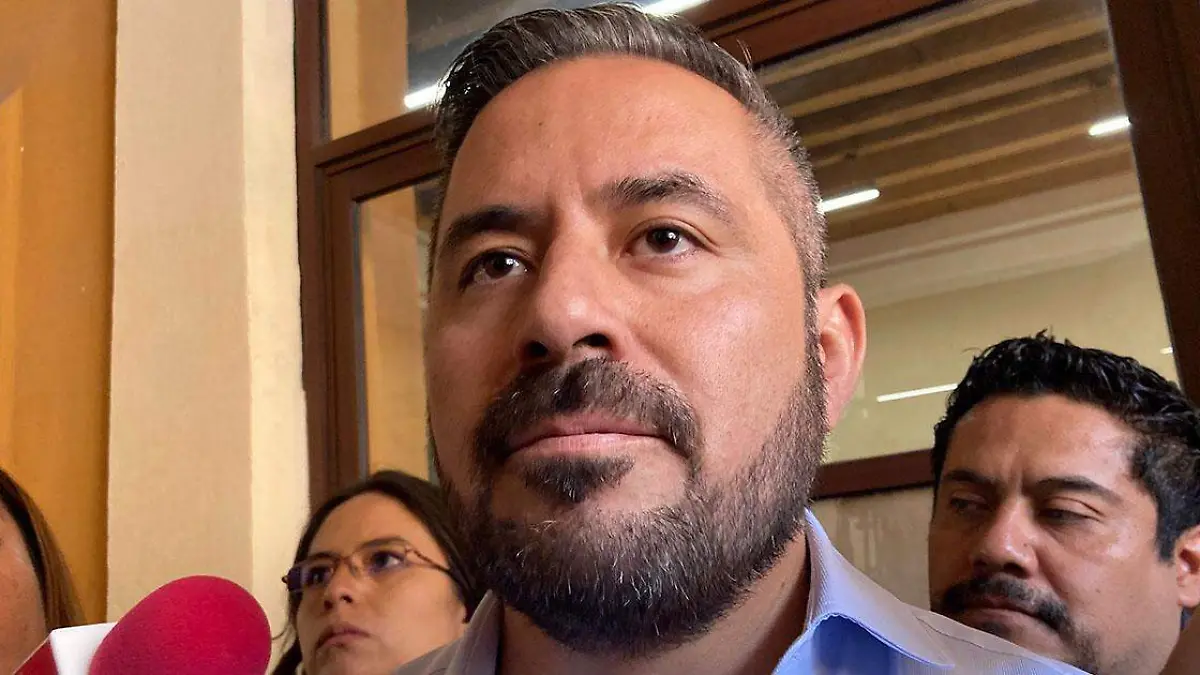 El presidente municipal de Puebla, Adán Domínguez Sánchez