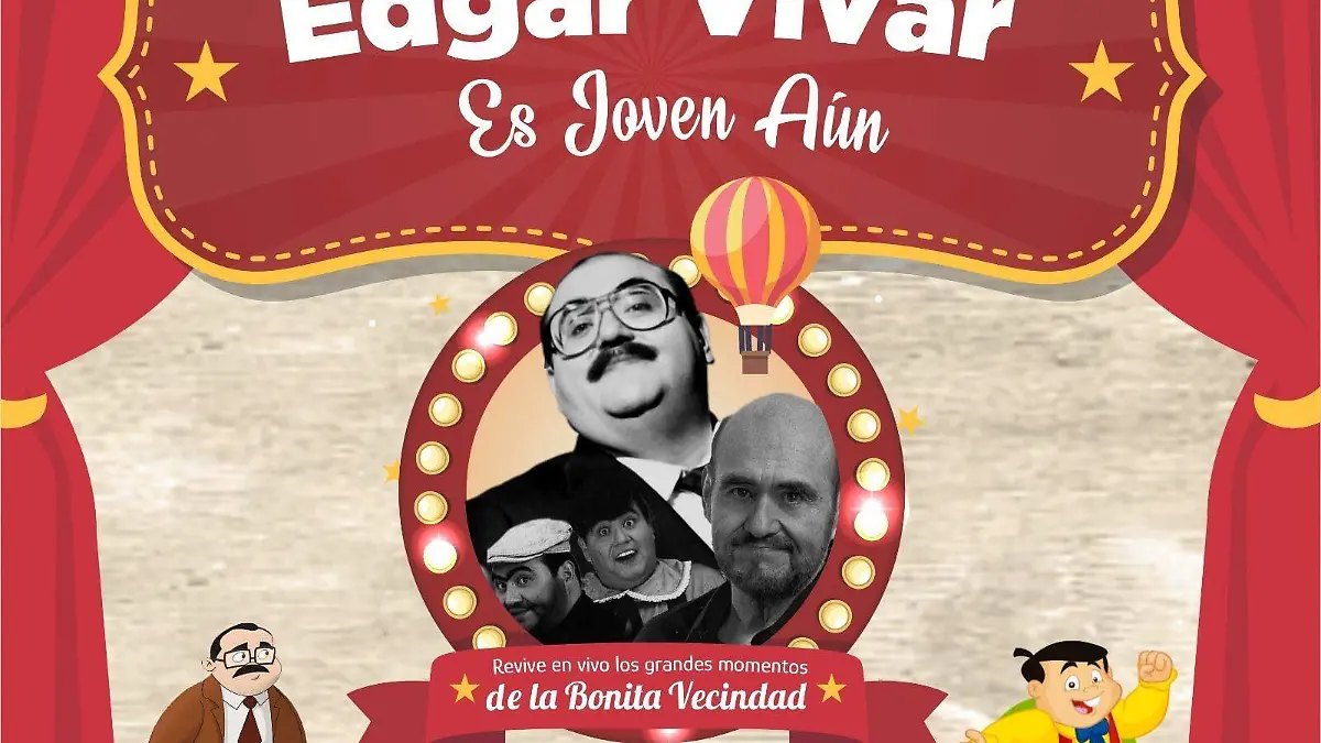 Edgar Vivar se presentará de manera gratuita en Atlixco