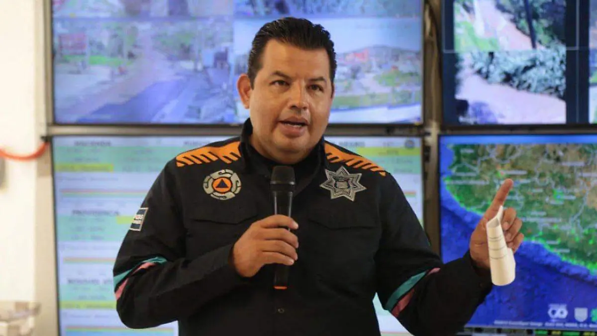 El titular de Protección Civil municipal de Puebla, Gilberto González Labastida