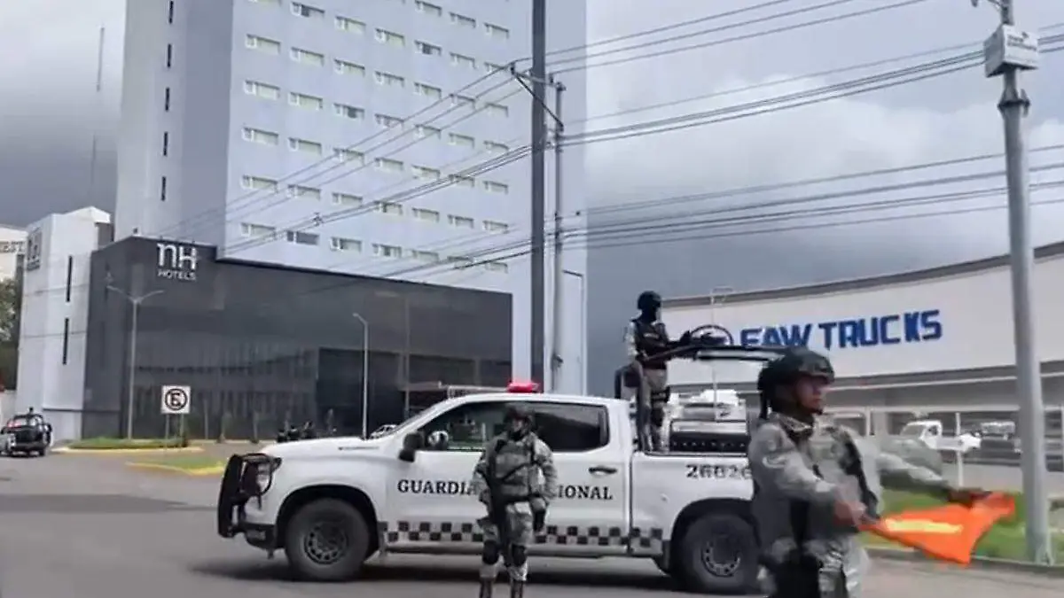 trafico autopista mexico puebla dispositivo de seguridad