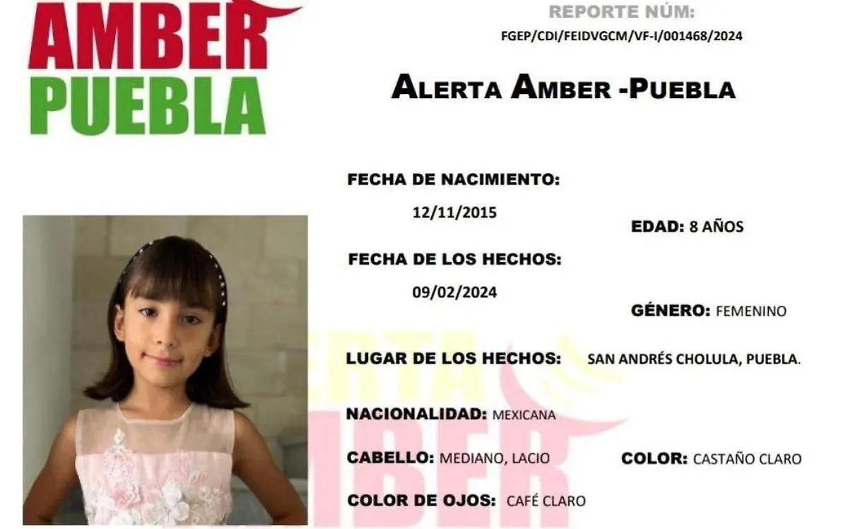 Familiares de Luna Sofía piden dar con su paradero