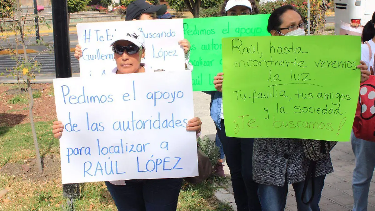 Familiares de Guillermo Raúl piden agilizar su búsqueda