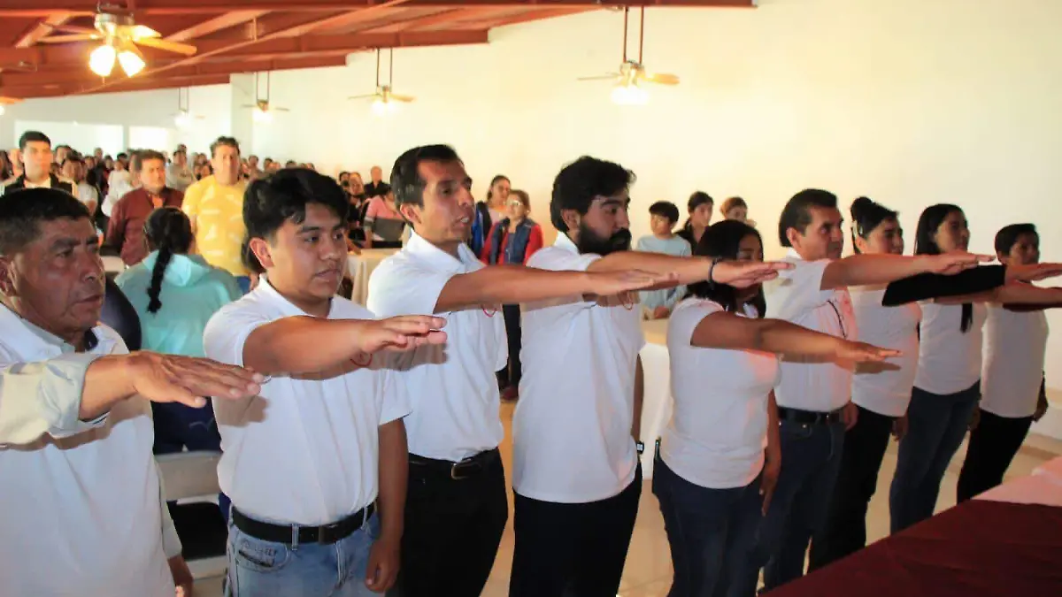 Toma posesión Comité sindical de CATEM en Nopalucan