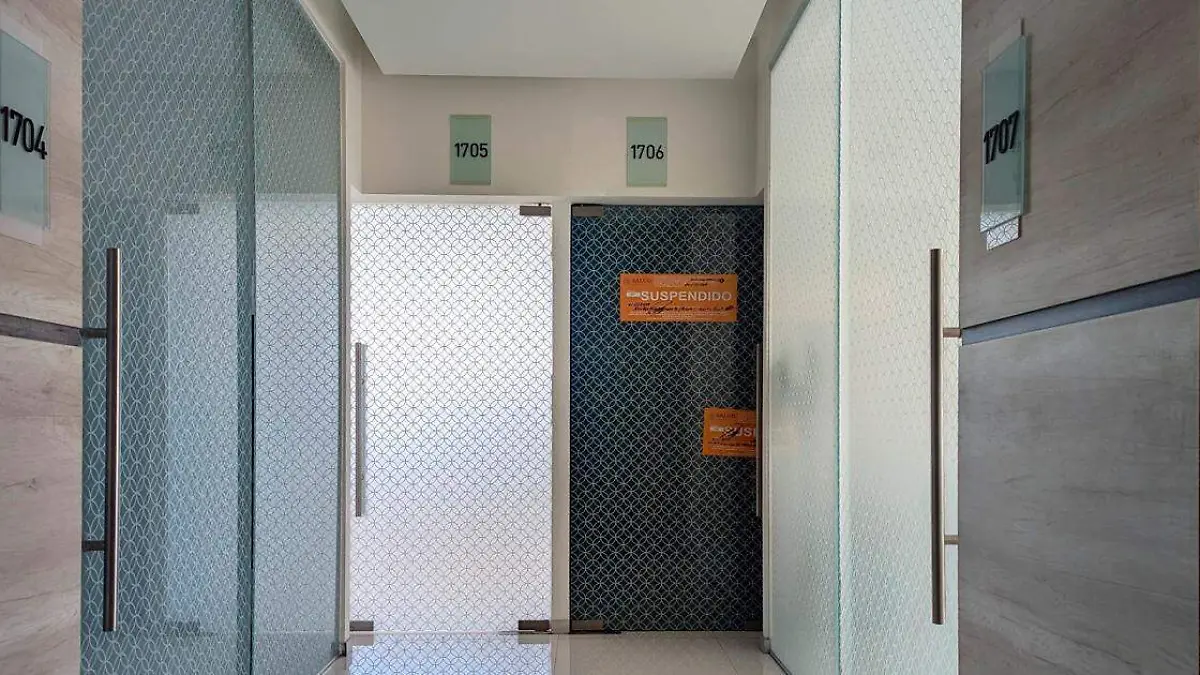El lugar lució cerrado