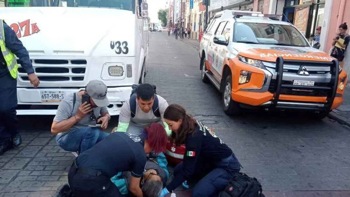Víctimas del transporte público- Mujeres de la tercera edad las más afectadas