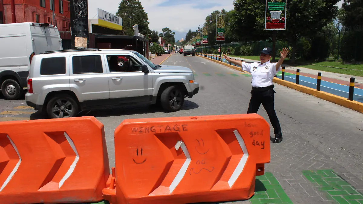 Avenida 14 Oriente de Cholula se vuelve de doble sentido
