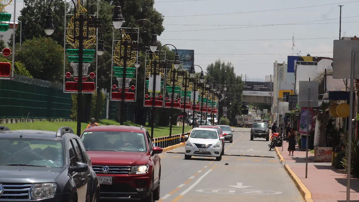 Avenida 14 Oriente de Cholula se vuelve de doble sentido