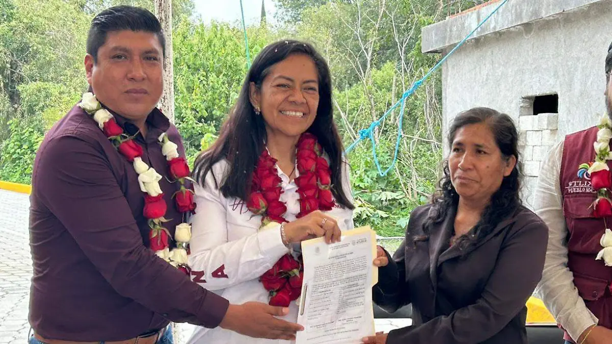 OBRAS ATLIXCO Los beneficiados fueron habitantes de la junta auxiliar de San Jerónimo Coyula