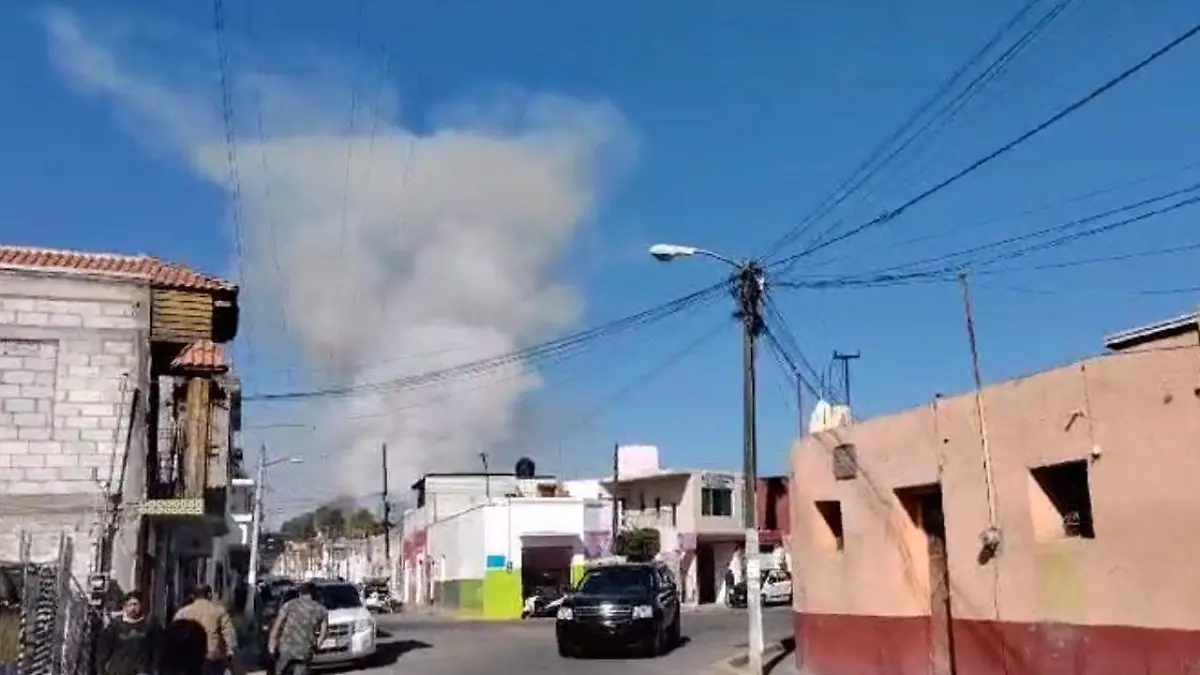 Esta tarde marcada por el auge del turismo en la ciudad de Atlixco, una densa cortina de humo oscureció el cielo