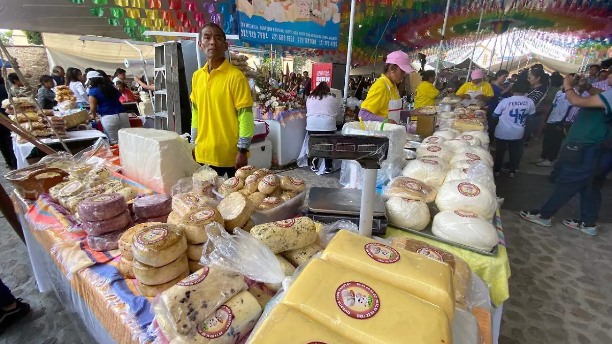 feria del queso de tonantzintla san andres cholula