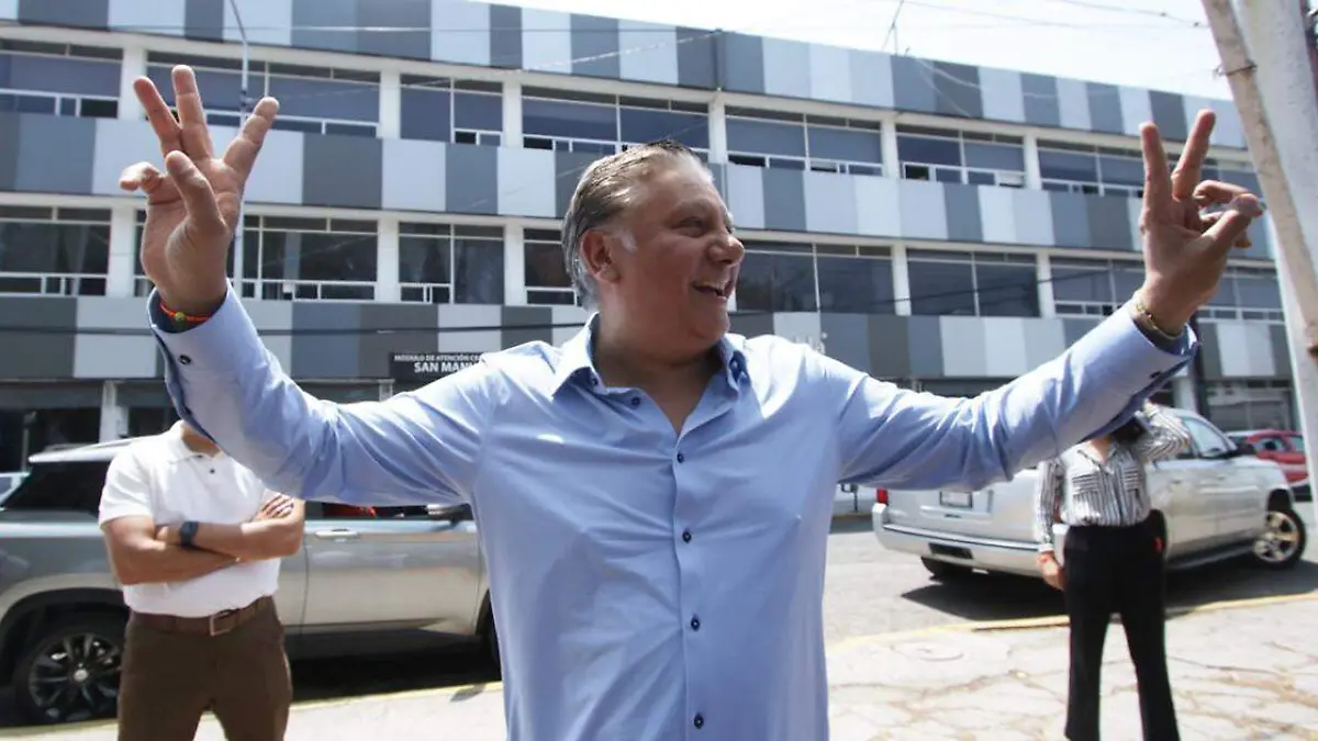 El candidato de Movimiento Ciudadano (MC) Fernando Morales Martínez