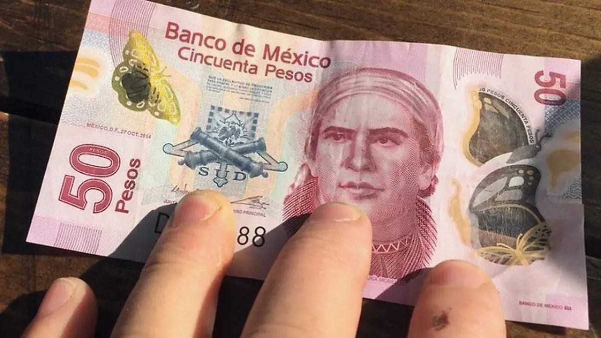 La publicación ha sido compartida 432 veces en la búsqueda del dueño de este billete de 50 pesos