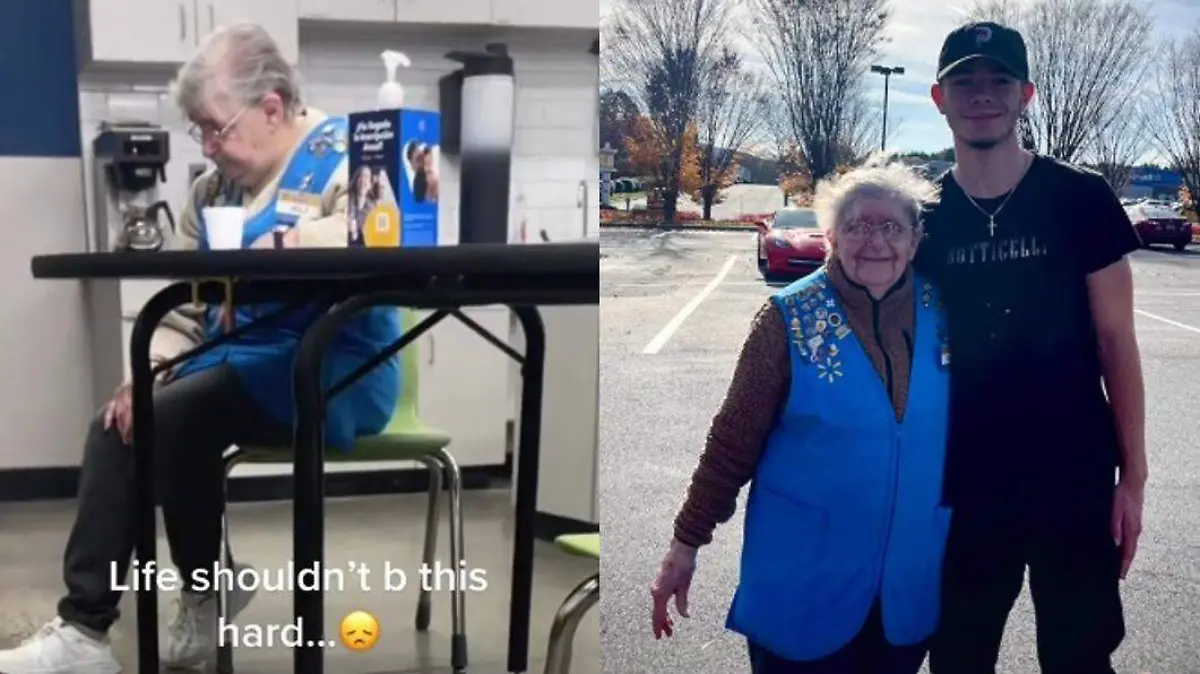Walmart empleada ayudan a su retiro