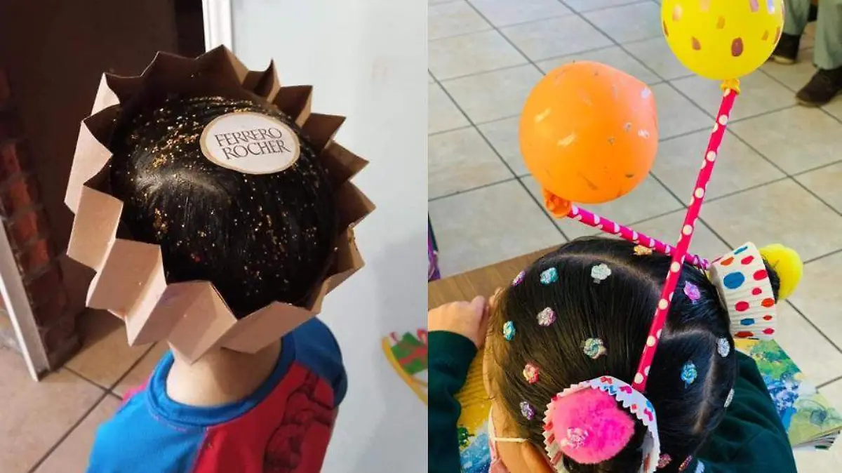 Peinados locos para el Día del Niño se hacen virales 0
