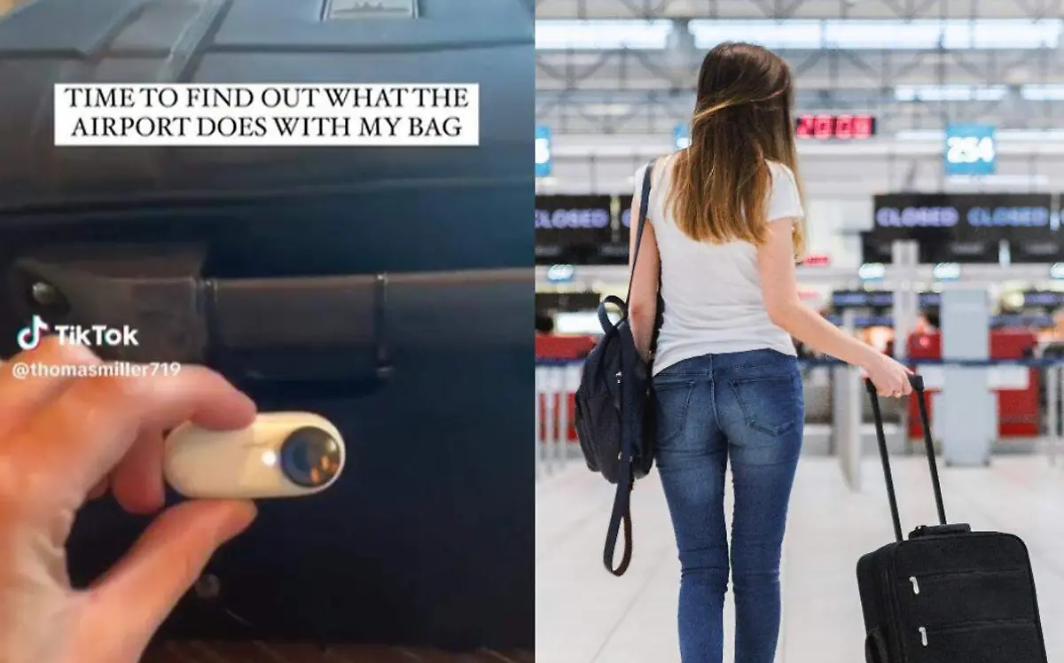 maleta en aeropuerto