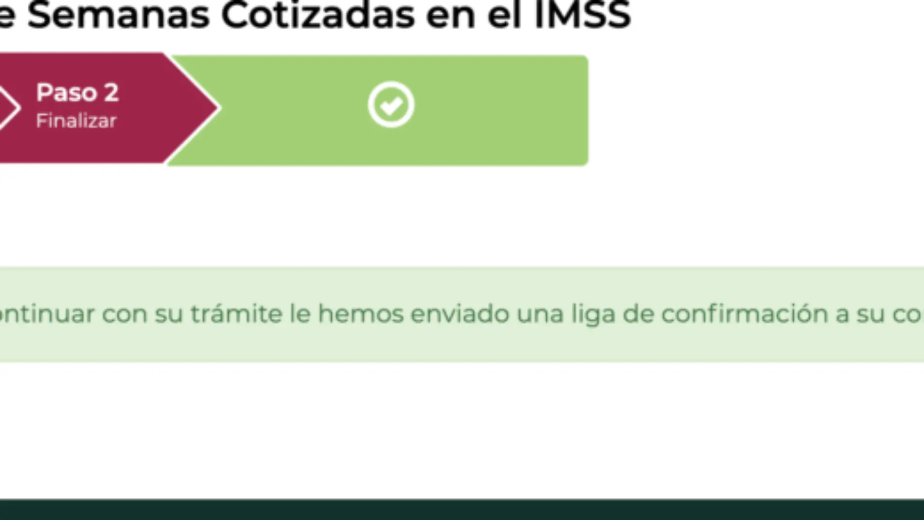  Recibirás la información a través de tu correo electrónico