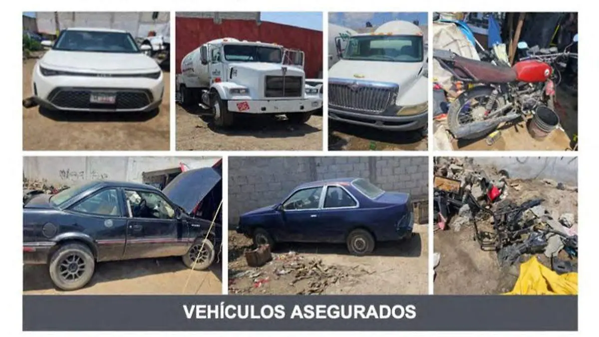 vehiculos asegurados en cateo amozoc