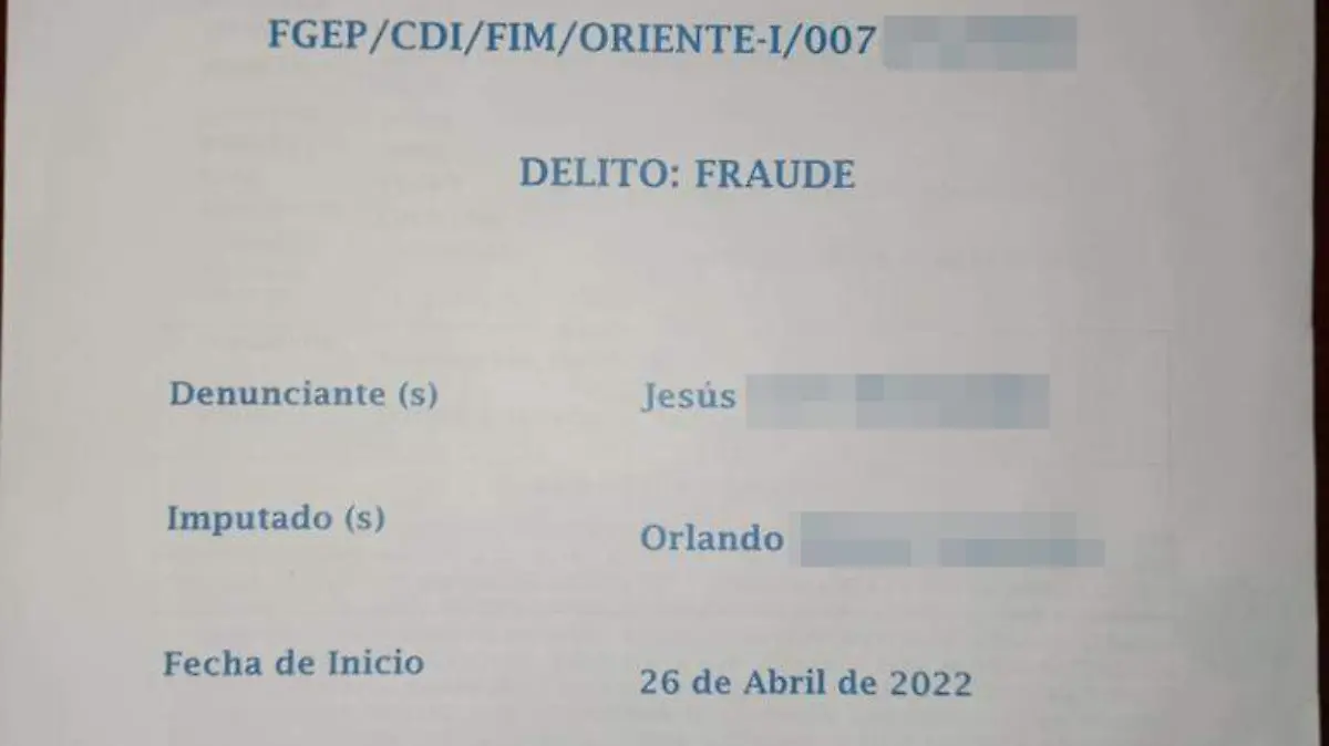 Comerciante presenta denuncia al sufrir fraude por un espacio en la Feria de Puebla