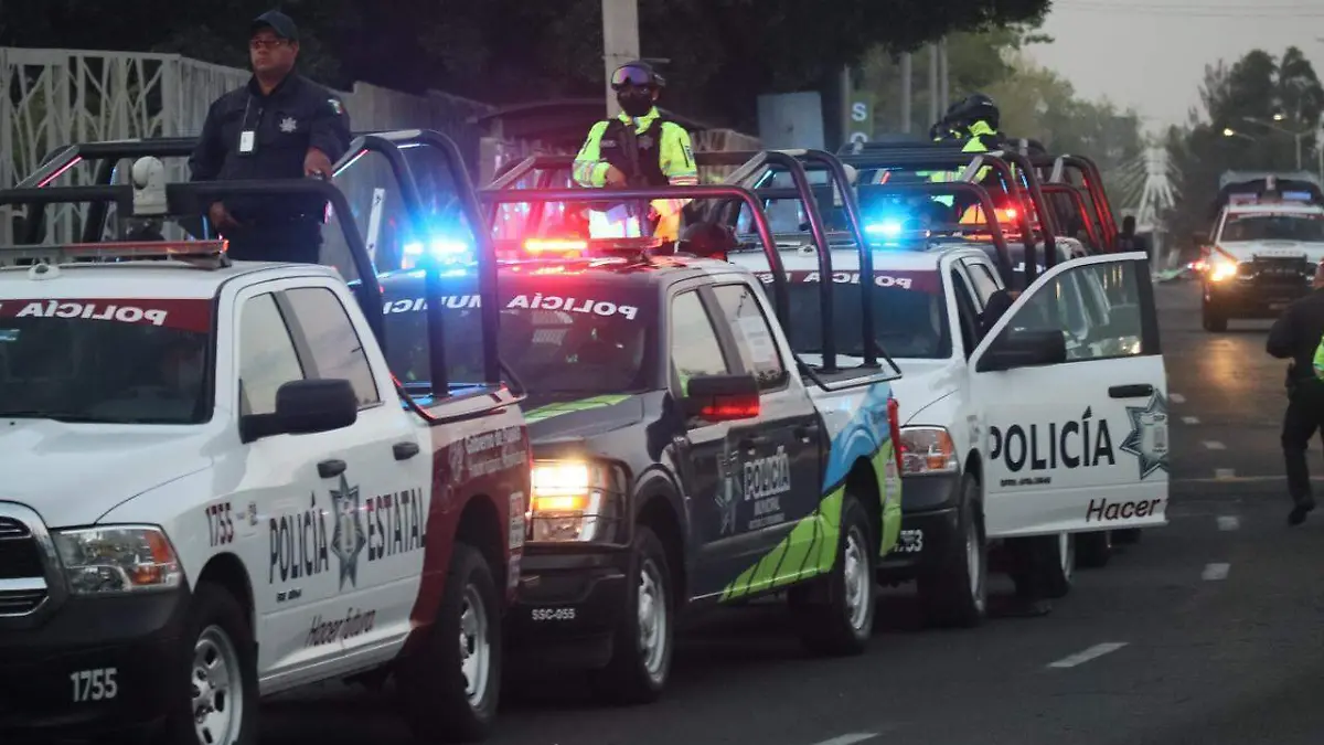 La SSP mantuvo estrecha coordinación con personal de la GN, SEDENA y policías municipales de los 217 municipios de Puebla