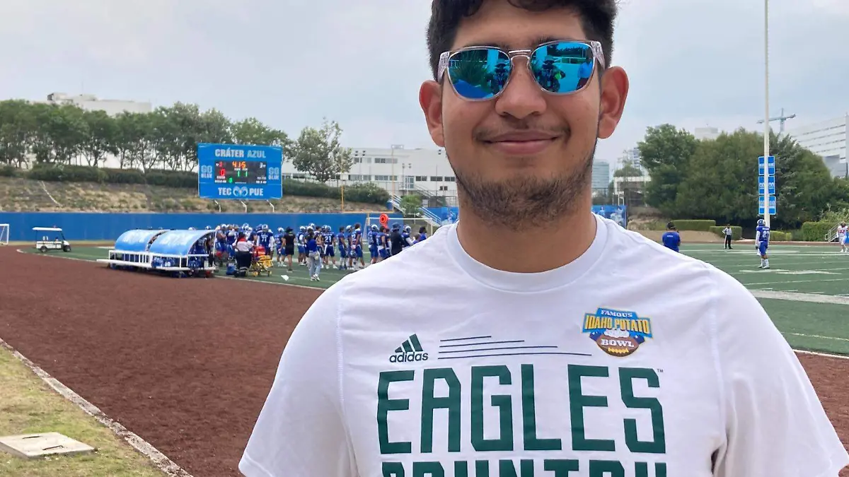 Jesús Gómez volvió hace unos días a casa, donde dio el salto a la NCAA de los Estados Unidos y desde donde hoy se propulsa en búsqueda de la NFL