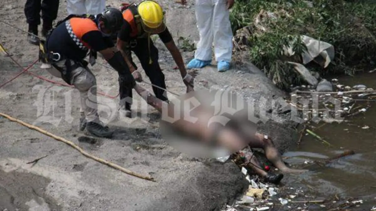 hombre muerto en rio