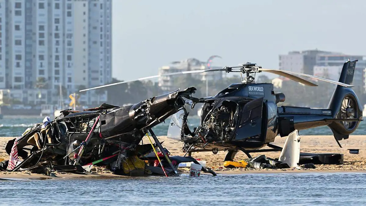Dos helicópteros chocaron causando la muerte de cuatro personas en Australia