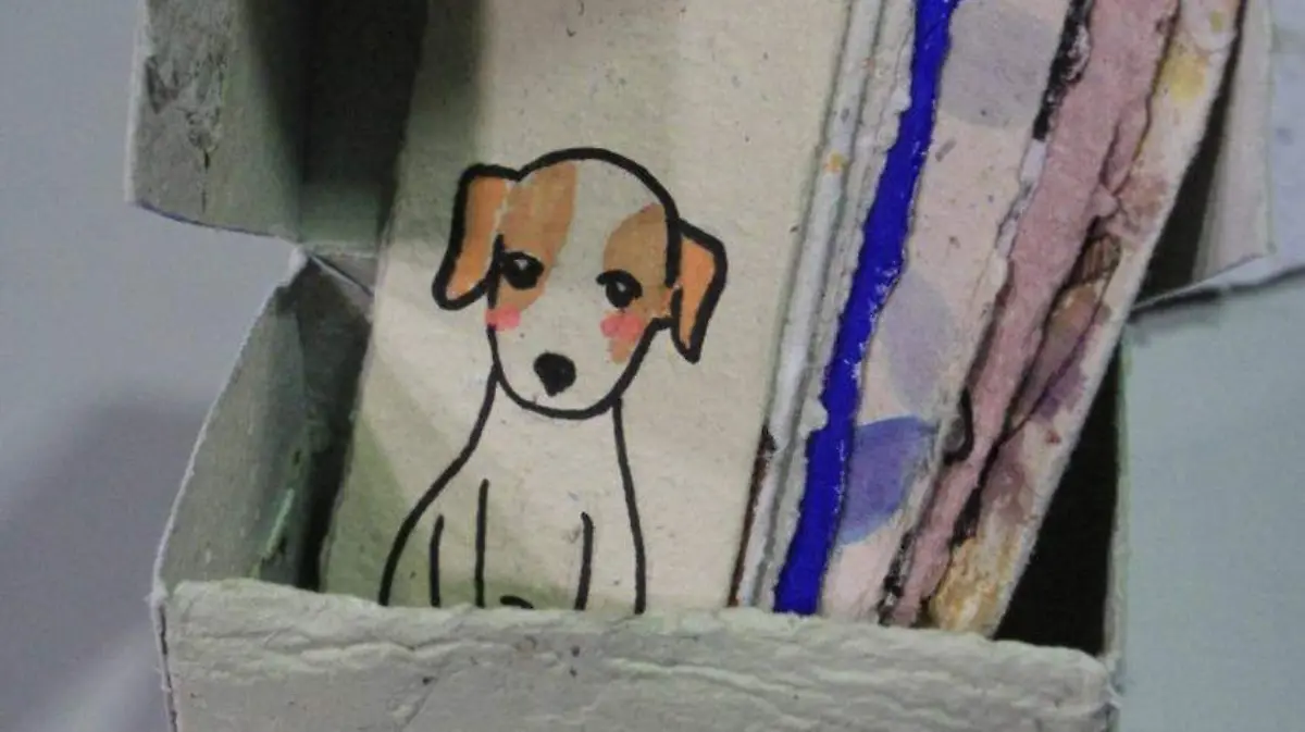 Papel reciclado Muñequita de Sololoy