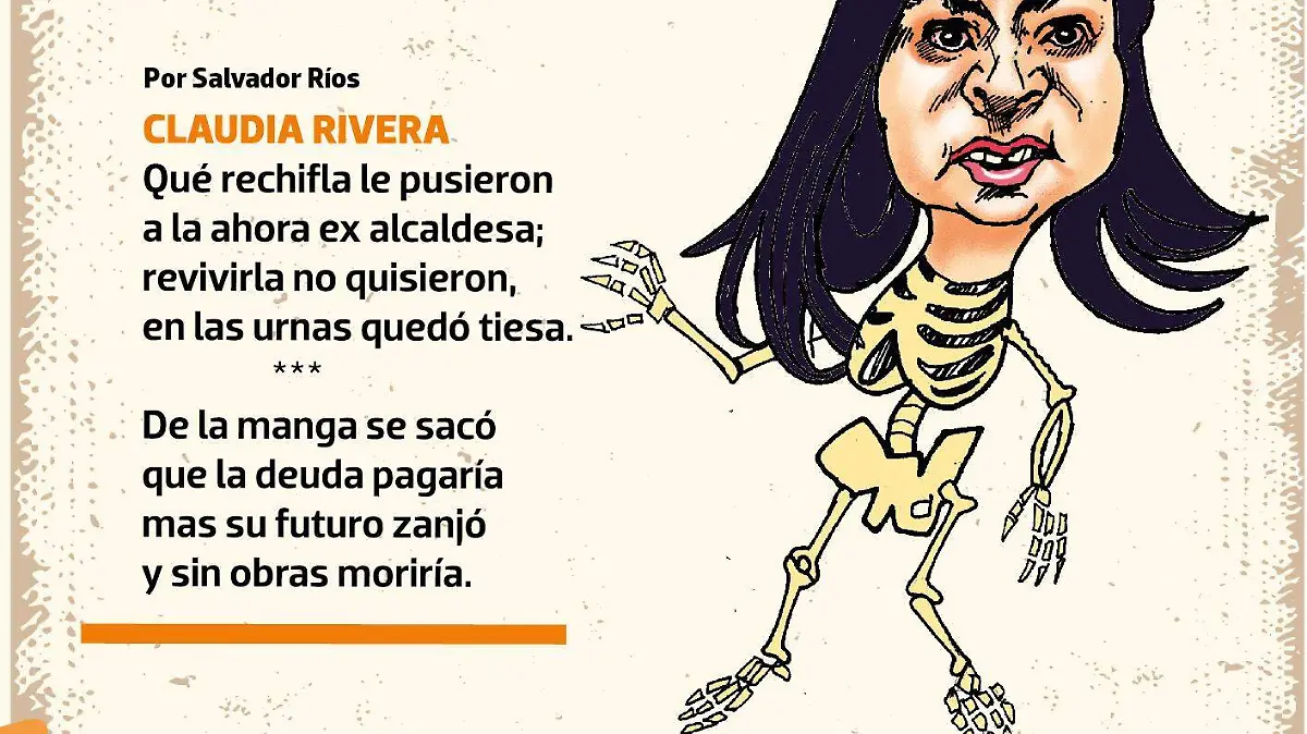 Calavera Claudia Rivera