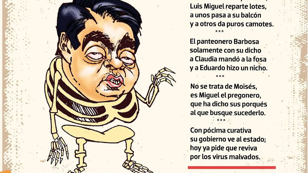 Calavera Miguel Barbosa Huerta 