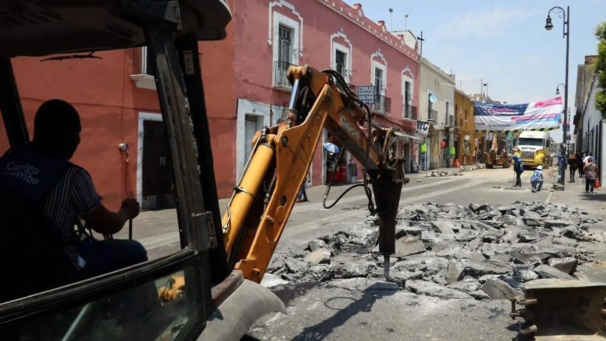 obras en el centro histórico