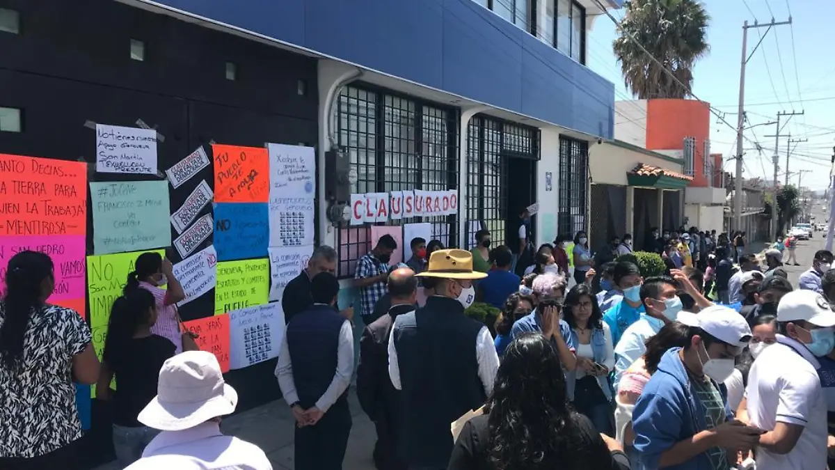 protesta de panistas
