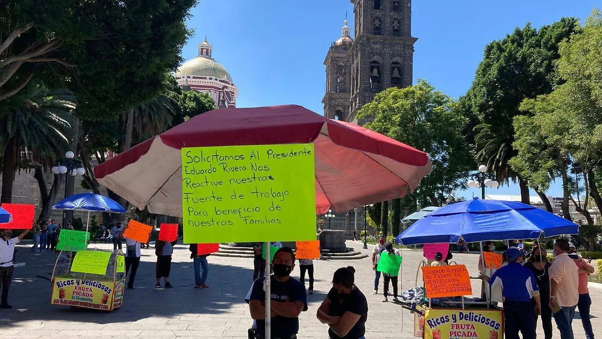 reduccion del ambulantaje en puebla será gradual Eduardo Rivera