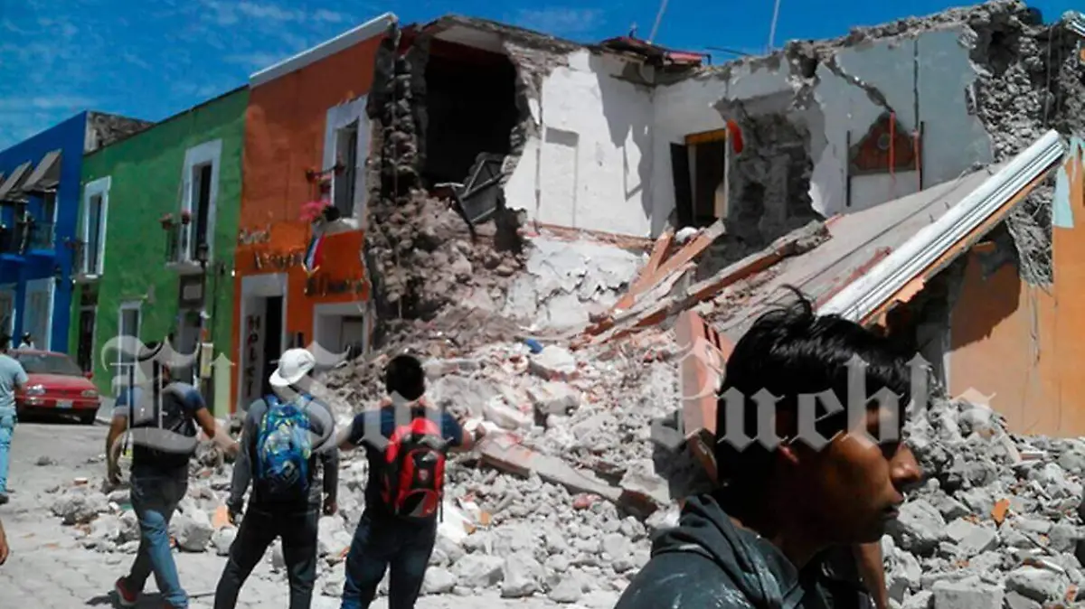 A un mes del  Terremoto Puebla 02