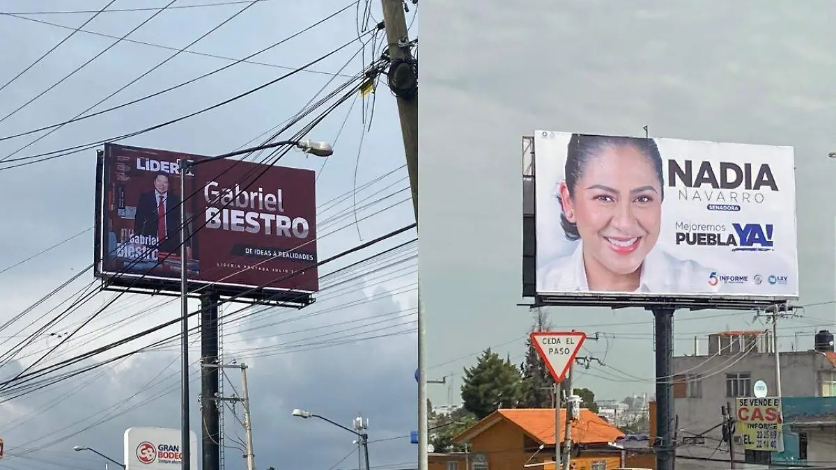 Nadia Navarro Acevedo y Gabriel Biestro Medinilla se sumaron a la promoción mediante anuncios espectaculares